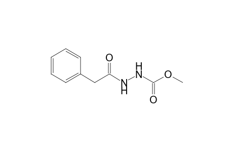 Methyl N-(2-phenylethanoylamino)carbamate