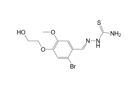 2-bromo-4-(2-hydroxyethoxy)-5-methoxybenzaldehyde thiosemicarbazone