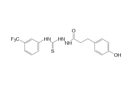 1-(p-HYDROXYHYDROCINNAMOYL)-3-THIO-4-(alpha,alpha,alpha-TRIFLUORO-m-TOLYL)SEMICARBAZIDE