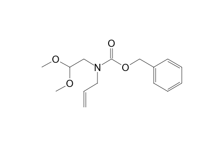 (phenylmethyl) N-(2,2-dimethoxyethyl)-N-prop-2-enyl-carbamate