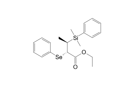 rel-(2S,3R)-Ethyl 3-(Dimethylphenylsilyl)-2-(phenylselenenyl)butanoate