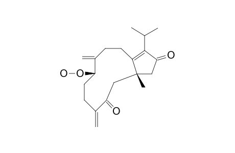 (1R*,7R*)-7-HYDROPEROXYDOLABELLA-4(16),8(17),11(12)-TRIENE-3,13-DIONE