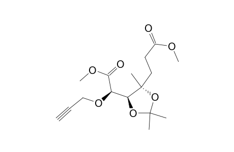 (2R,3S,4S)-DIMETHYL-3,4-ISOPROPYLIDENEDIOXY-4-METHYL-2-[(PROP-2-YNYL)-OXY]-HEPTANEDIOATE