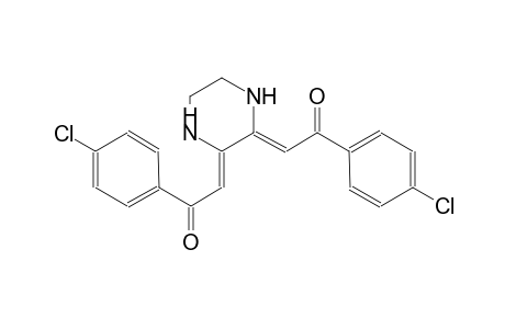 (2Z)-1-(4-chlorophenyl)-2-[(3Z)-3-[2-(4-chlorophenyl)-2-keto-ethylidene]piperazin-2-ylidene]ethanone