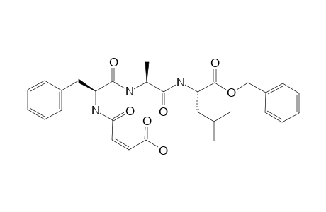 (S)-BENZYL-2-{(S)-2-[(S)-2-((Z)-3-CARBOXY-ACRYLOYLAMINO)-3-PEHNYLPROPIONYLAMINO]-PROPIONYLAMINO}-4-METHYLPENTANOATE