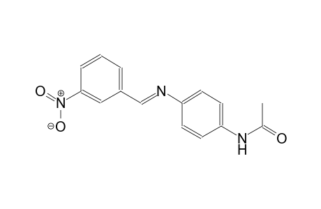 N-(4-([(E)-(3-Nitrophenyl)methylidene]amino)phenyl)acetamide