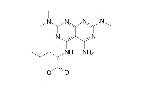 4-Amino-2,7-bis(dimethylamino)-5-[(1-isopropyl-2-methoxy-2-oxoethyl)amino]pyrimidino[4,5-d]pyrimidine