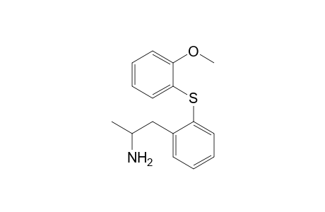 1-[2-(2-methoxyphenyl)sulfanylphenyl]propan-2-amine