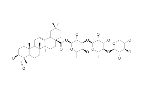 28-O-[XYLOPYRANOSYL-(1->4)-RHAMNOPYRANOSYL-(1->3)-FUCOPYRANOSYL]-GYPSOGENIN-ESTER