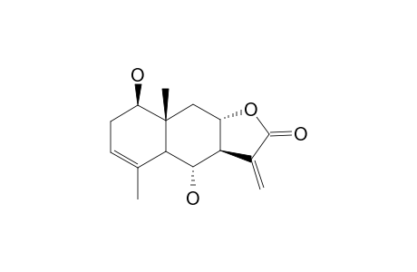 ALTISSIN;4,6-DIHYDROXY-5A,9-DIMETHYL-3-METHYLENE-3A,4,5,5A,6,7,9A,9B-OCTAHYDRO-3H-NAPHTHO-[1,2-B]-FURAN-2-ONE