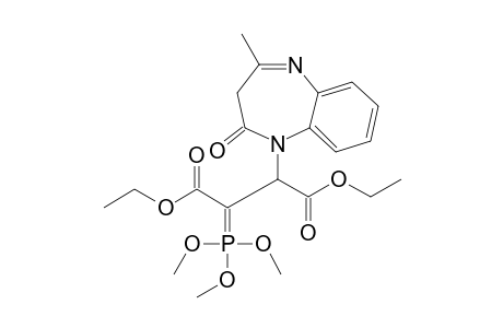 Diethyl 2-(4-methyl-2-oxo-2,3-dihydro-1H-1,5-benzodiazepin-1-yl)-3-(1,1,1-trimethoxy-.lambda.5-phosphanylidene)succinate