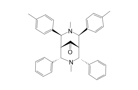 2,4-BIS-(4-METHYLPHENYL)-6,8-DIPHENYL-N,N'-DIMETHYL-3,7-DIAZABICYCLO-[3.3.1]-NONAN-9-ONE