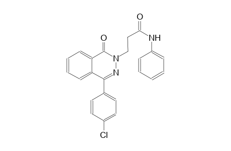 3-(4-(4-chlorophenyl)-1-oxo-2(1H)-phthalazinyl)-N-phenylpropanamide