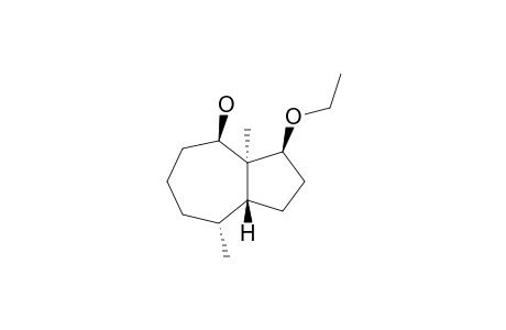 (1R*,2S*,6S*,7S*,10R*)-1,6-DIMETHYL-10-ETHOXY-BICYCLO-[5.3.0]-DECAN-2-OL