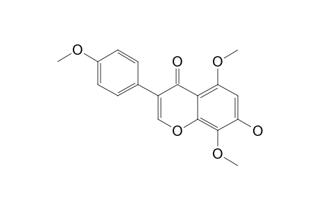 7-HYDROXY-5,8,4'-TRIMETHOXY-ISOFLAVONE