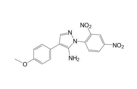 5-amino-1-(2,4-dinitrophenyl)-4-(p-methoxyphenyl)pyrazole