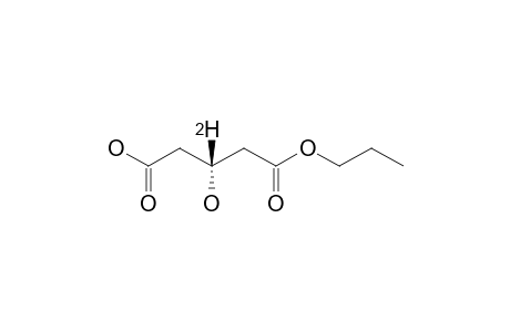 [3-(2)-H]-(3S)-3-HYDROXY-GLUTARIC-ACID-MONOPROPYLESTER