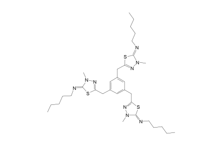 2,2',2''-(ALPHA,ALPHA',ALPHA''-MESITYLENETRIYL)-TRIS-[4,5-DIHYDRO-4-METHYL-PENTYLIMINO-1,3,4-THIADIAZOLE]