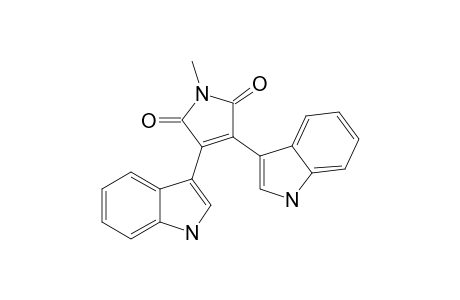 3,4-bis(1H-indol-3-yl)-1-methyl-3-pyrroline-2,5-quinone