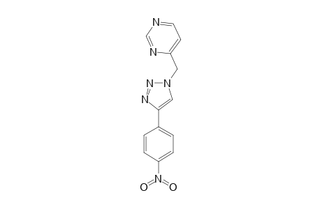 4-[[4-(4-NITROPHENYL)-1H-1,2,3-TRIAZOL-1-YL]-METHYL]-PYRIMIDINE