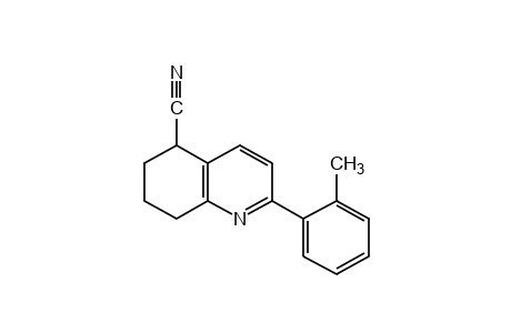 5,6,7,8-TETRAHYDRO-2-o-TOLYL-5-QUINOLINECARBONITRILE