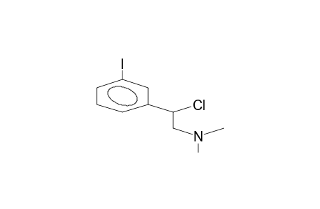 dimethyl[2-chloro-2-(3-iodophenyl)ethyl]amine