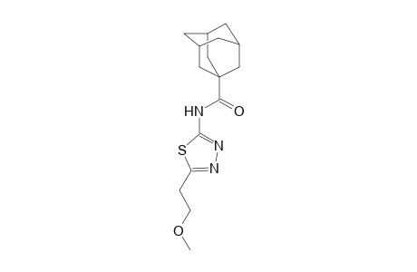 N-[5-(2-methoxyethyl)-1,3,4-thiadiazol-2-yl]-1-adamantanecarboxamide