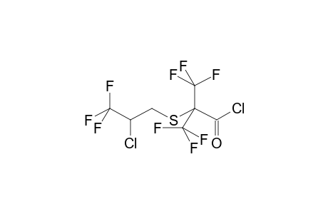 2-TRIFLUOROMETHYL-2-CHLOROETHYL-1-CHLOROCARBONYLHEXAFLUOROISOPROPYLSULPHIDE