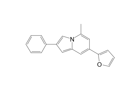 5-Methyl-2-phenyl-7-(2'-furyl)indolizine