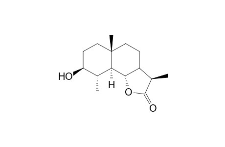 3.beta.-Hydrooxy-4,5,6.alpha.H,11.beta.H-eudesman-6,12-olide