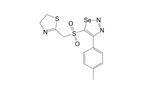 5-(4',5'-DIHYDROTHIAZOL-2'-YL-METHYLSULFONYL)-4-PARA-METHYLPHENYL-1,2,3-SELENADIAZOLE