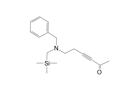 6-(N-Benzyl-N-trimethylsilylmethyl)amino-3-hexyn-2-one