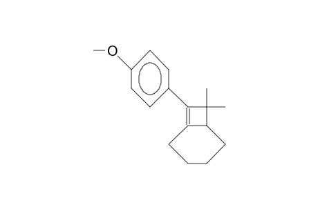 Bicyclo[4.2.0]oct-6-ene, 7-(4-methoxyphenyl)-8,8-dimethyl-