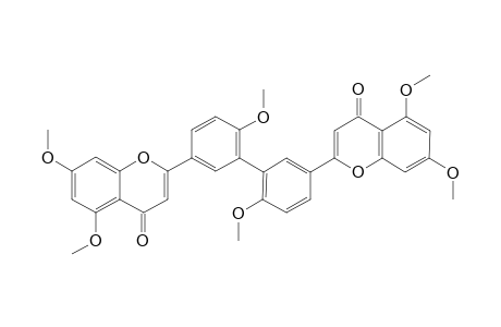 4',4'",5,5'',7,7''-Hexamethoxy-3',3'''-biflavone