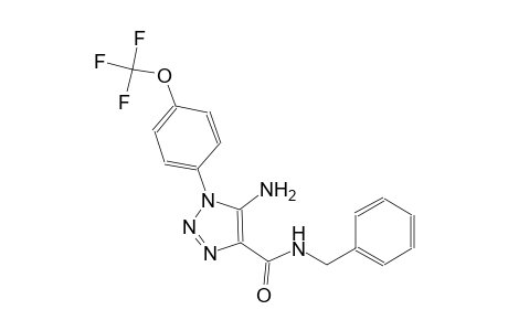 1H-1,2,3-triazole-4-carboxamide, 5-amino-N-(phenylmethyl)-1-[4-(trifluoromethoxy)phenyl]-