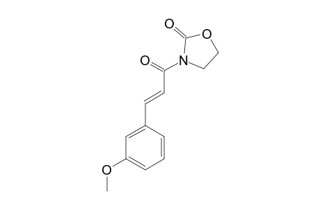 3-(TRANS-3'-METHOXY-CINNAMOYL)-OXAZOLIDIN-2-ONE