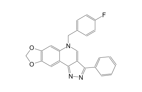 5H-[1,3]dioxolo[4,5-g]pyrazolo[4,3-c]quinoline, 5-[(4-fluorophenyl)methyl]-3-phenyl-