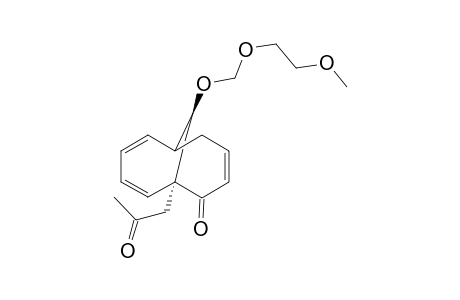 6.alpha.-(2-Oxopropyl)-11(R)-[(2-methoxyethoxy)methoxy]-7-oxo-(1H.alpha.)-bicyclo[4.4.1]undeca-2,4,8-triene