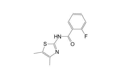 N-(4,5-dimethyl-1,3-thiazol-2-yl)-2-fluorobenzamide