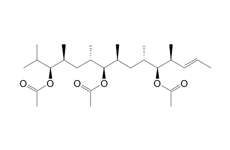 (2E,4R,5R,6R,8R,9R,10R,12R,13R)-5,9,13-TRIACETOXY-4,6,8,10,12,14-HEXAMETHYL-PENTADEC-2-ENE