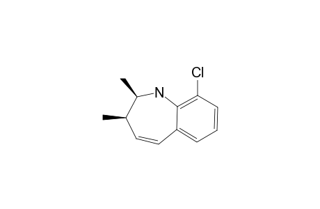 (2R*,3S*)-9-CHLOR-2,3-DIMETHYL-2,3-DIHYDRO-1H-BENZO-[B]-AZEPIN