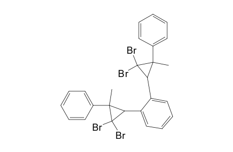 1,2-Bis(2,2-dibromo-3-methyl-3-phenylcyclopropyl)benzene