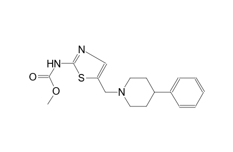 Carbamic acid, [5-[(4-phenyl-1-piperidinyl)methyl]-2-thiazolyl]-, methyl ester