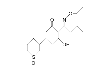 2-Cyclohexen-1-one, 2-[1-(ethoxyimino)butyl]-3-hydroxy-5-(tetrahydro-2H-thiopyran-3-yl)-, S-oxide