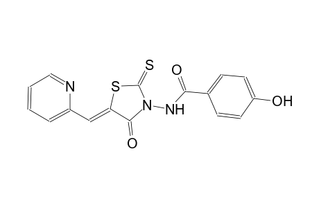 benzamide, 4-hydroxy-N-[(5Z)-4-oxo-5-(2-pyridinylmethylene)-2-thioxothiazolidinyl]-