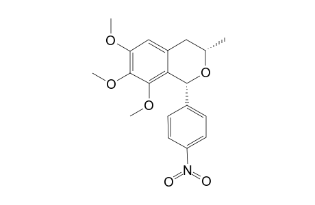 (1R,3S)-6,7,8-TRIMETHOXY-3-METHYL-1-(4-NITROPHENYL)-ISOCHROMAN