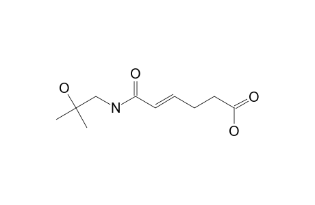 TIMURAMIDE_D;(2-E)-N-(2-HYDROXY-2-METHYLPROPYL)-2-HEXENAMID-6-OIC_ACID;NSC#764084