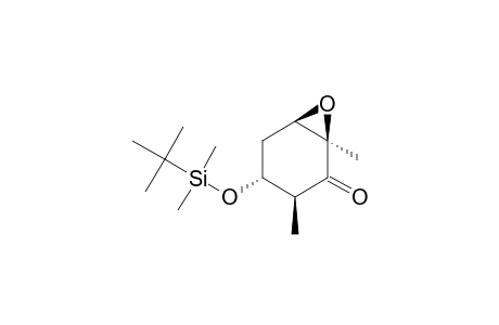 (1-R,3-S,4-R,6-R)-[(TERT.-BUTYLDIMETHYLSILYL)-OXY]-1,3-DIMETHYL-7-OXABICYCLO-[4.1.0]-HEPTAN-2-ONE