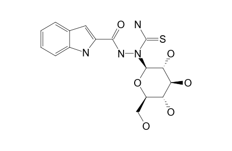 2-(BETA-D-GLUCOPYRANOSYL)-1-(1H-INDOL-2-YL-CARBONYL)-THIOSEMICARBAZIDE