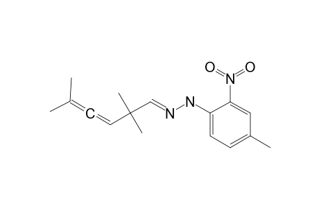 2,2,5-TRIMETHYLHEXA-3,4-DIENAL-4-METHYL-2-NITROPHENYLHYDRAZONE